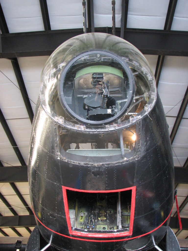 Nez d&#039;un bombardier Avro Lancaster