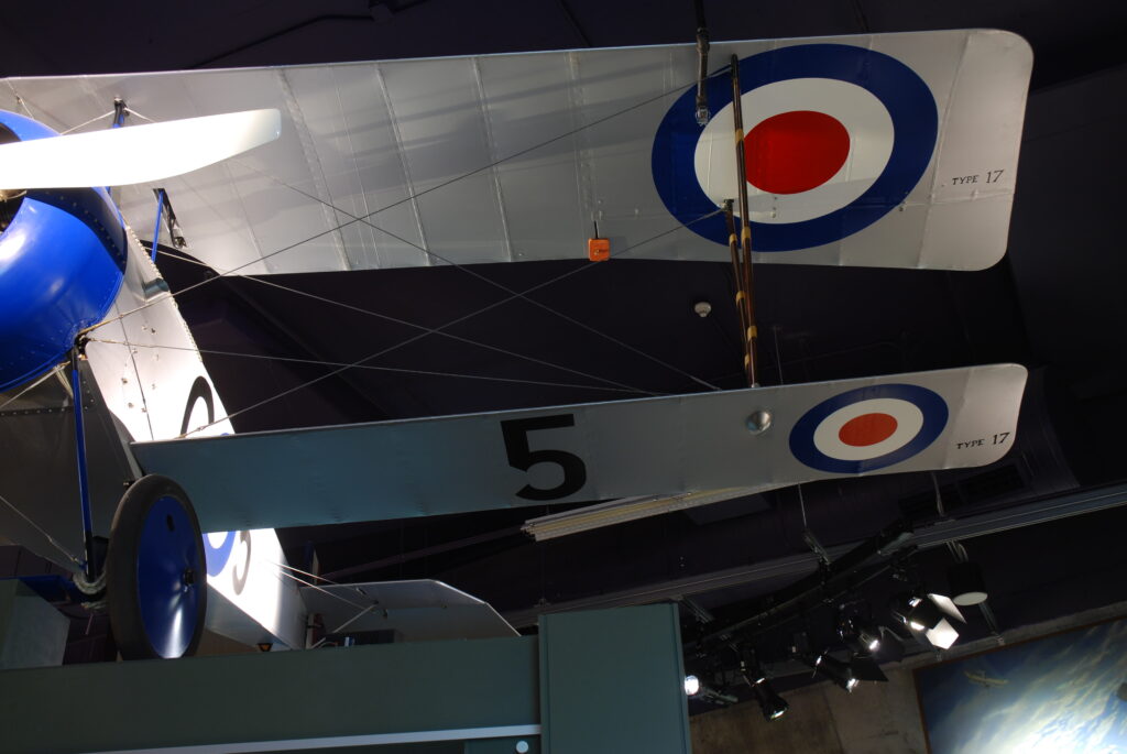 Nez et ailes d&#039;une réplique de Nieuport