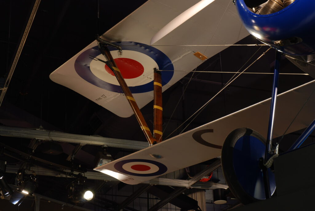 Ailes du côté gauche d&#039;une réplique de Nieuport