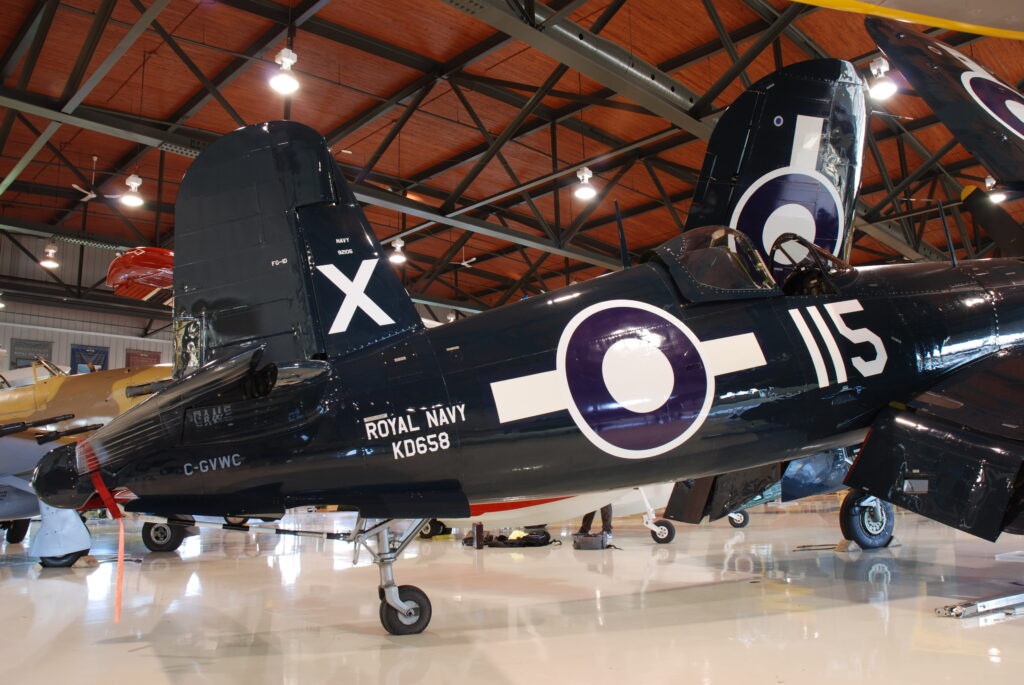 Corsair starboard rear fuselage