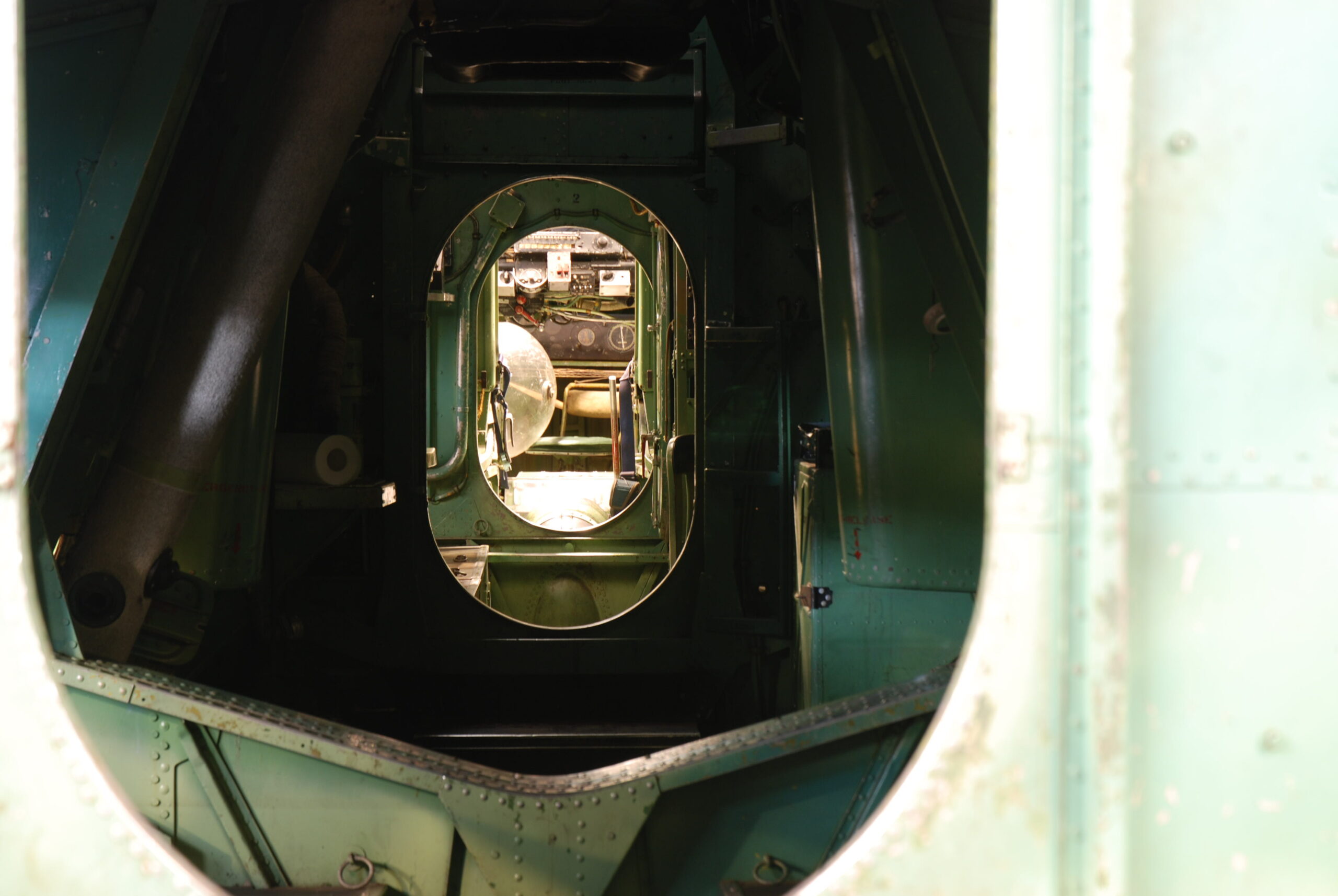 Intérieur du fuselage du Canso