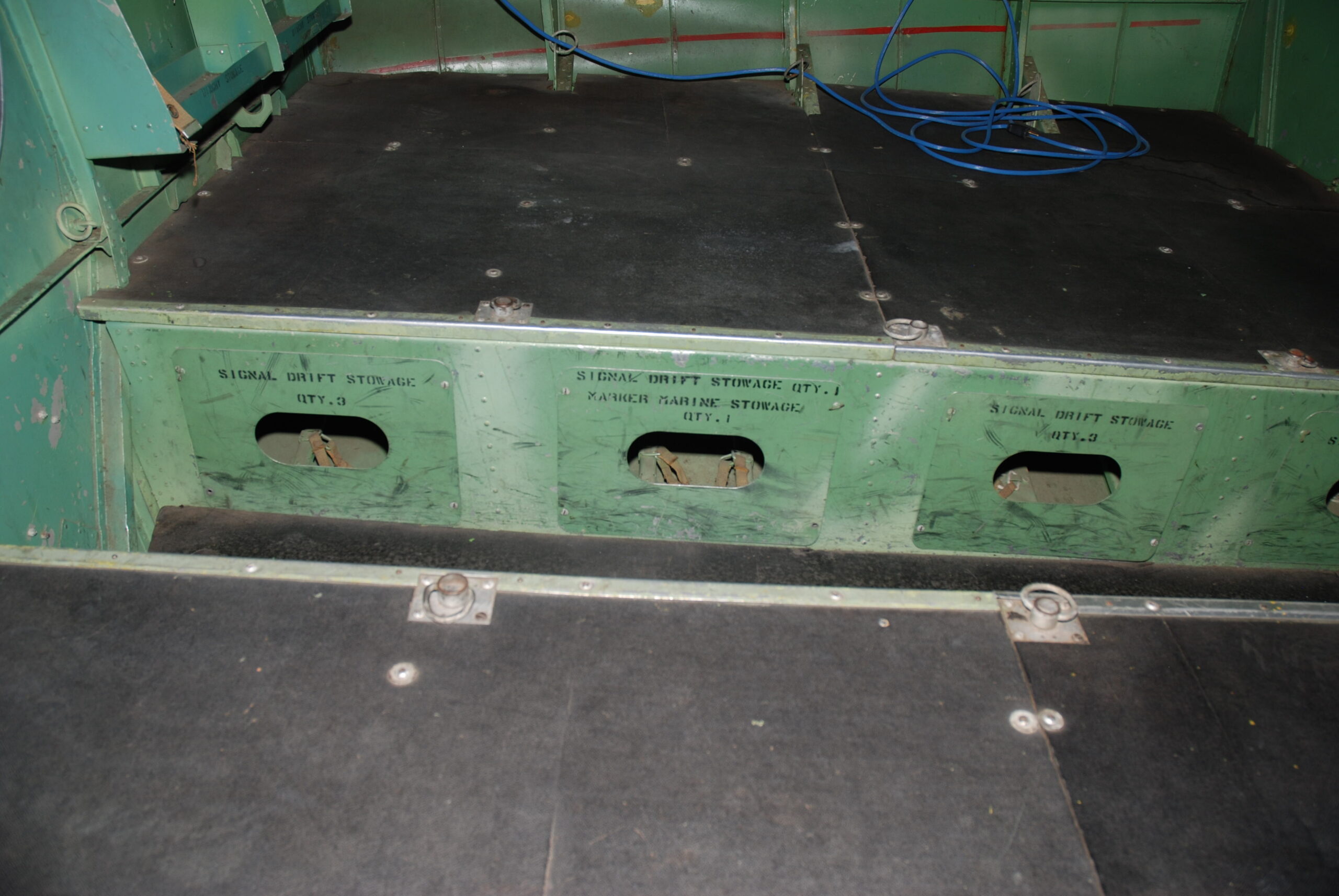 Espace de rangement du Canso
