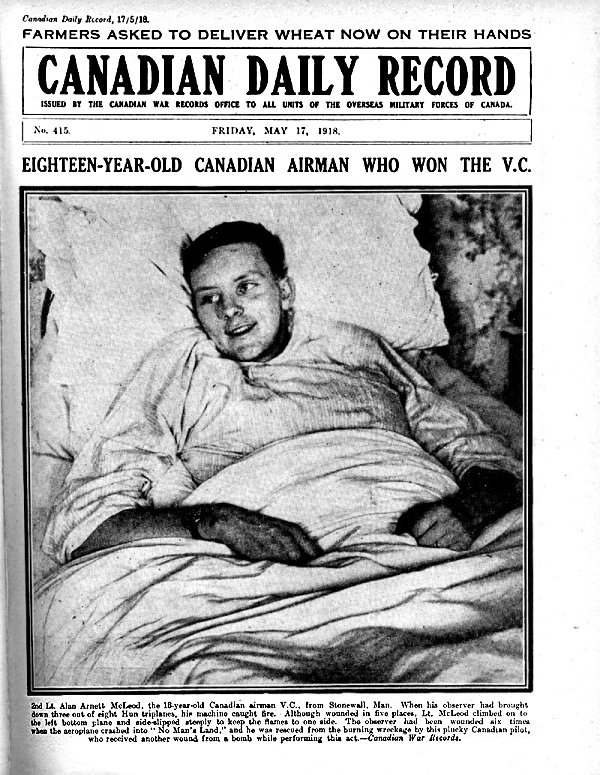 Alan McLeod newspaper report