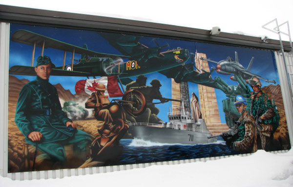 Alan McLeod memorial mural