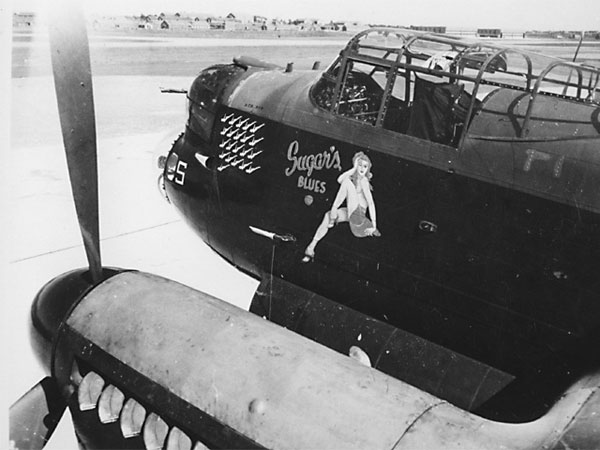 Devant d&#039;un bombardier Avro Lancaster