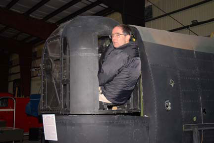 Tourelle de mitrailleuse arrière d&#039;un Lancaster