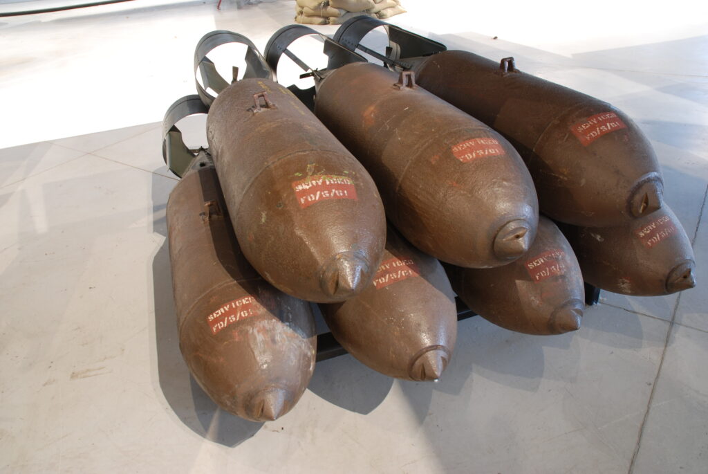 Bombes d&#039;un Lancaster