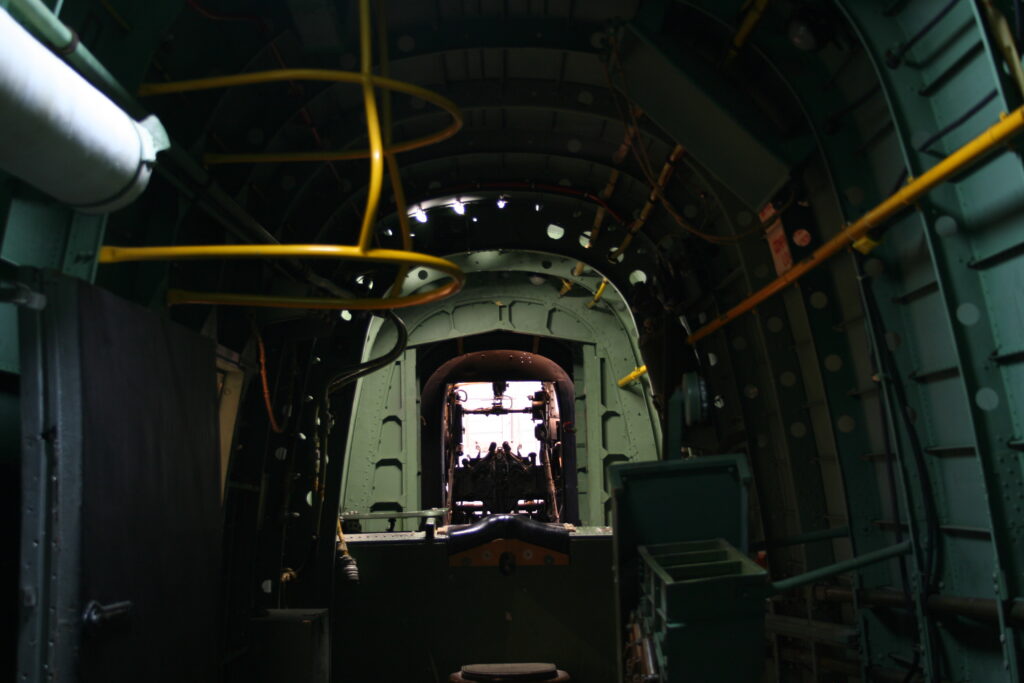 Tourelle de mitrailleuse arrière d&#039;un Lancaster
