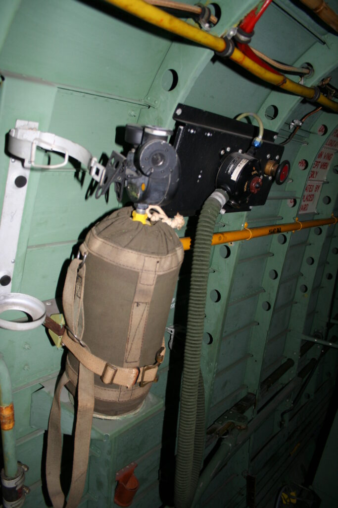 Intérieur du fuselage d&#039;un Lancaster