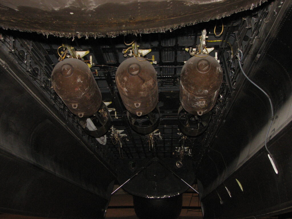 Soute à bombes d&#039;un Lancaster