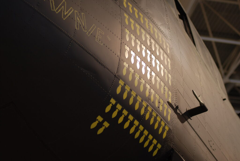 Décorations du nez d&#039;un Lancaster