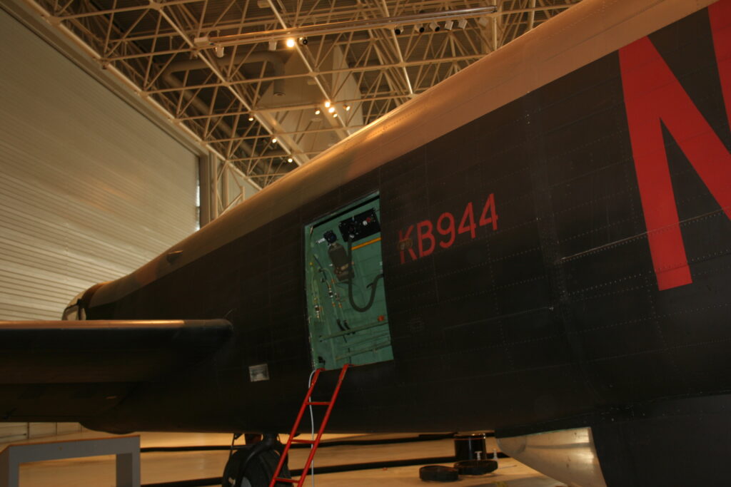 Trappe de droite d&#039;un Lancaster