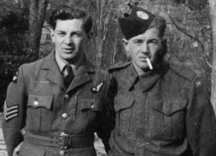 Mynarski and his brother Chester